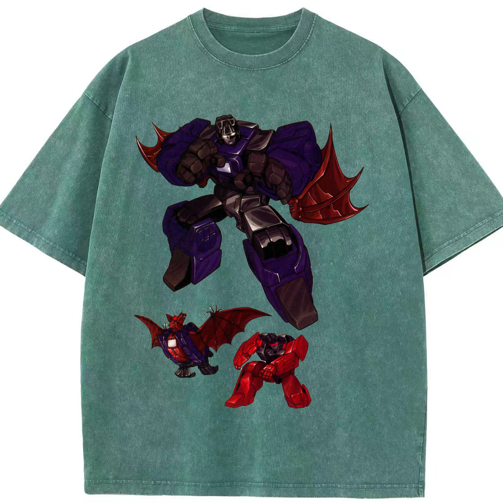 （画像用）  綿100% ヴィンテージ風 半袖Tシャツ（フロントプリント）